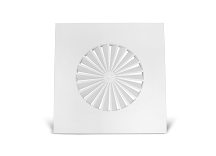 Swirl Diffuser 350 dia with square face CLEARANCE ITEM (CDS DM350) Image